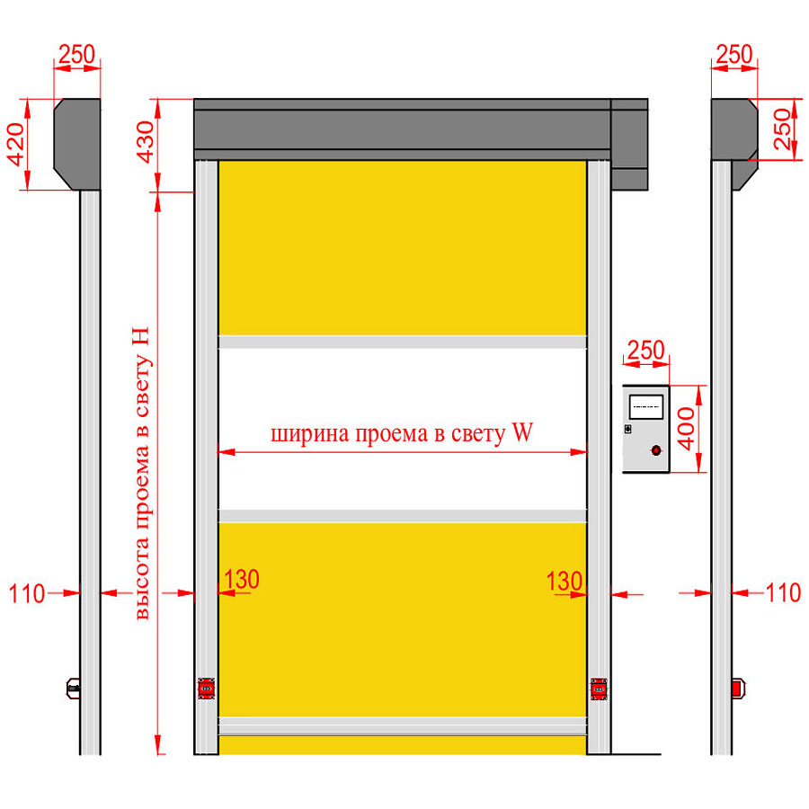 DoorSpeed XHF F223 SS
